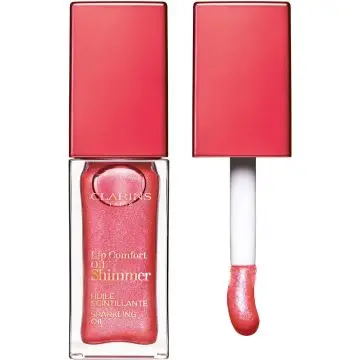 Lip Comfort Oil Shimmer Rouge à lèvres Pink Lady - Clarins - Maquillage - Visuel 1