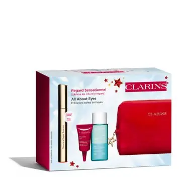 Coffret Regard Sensationnel Mascara, Soin Yeux & Démaquillant  - Clarins - Maquillage - Visuel 2