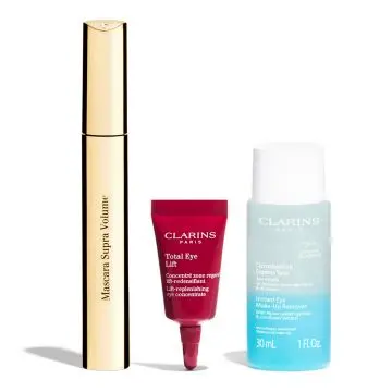 Coffret Regard Sensationnel Mascara, Soin Yeux & Démaquillant  - Clarins - Maquillage - Visuel 4