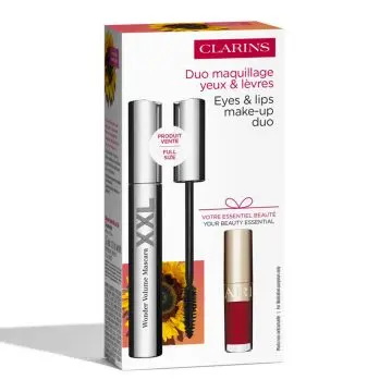 Coffret Duo Maquillage Yeux & Lèvres Mascara & Huile à Lèvres  - Clarins - Maquillage - Visuel 3