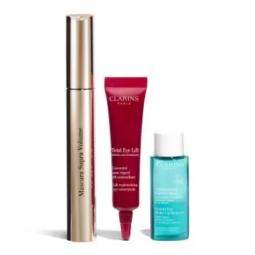 Coffret Regard Sensationnel Mascara, Soin Yeux & Démaquillant Yeux  - Clarins - Maquillage - Visuel 2