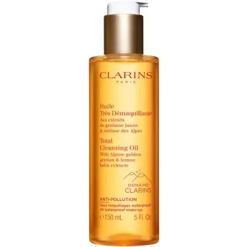 Huile très Démaquillante Aux extraits de gentiane jaune & mélisse des Alpes Flacon 150 ml - Clarins - Soin - Visuel 1