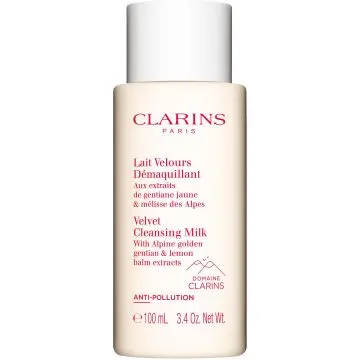 Lait Velours Lait démaquillant 100ml - Clarins - Soin - Visuel 1 Lait Velours Lait démaquillant 100ml - Clarins - Soin - Visuel 1