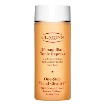 Démaquillant Tonic Express À la Sève d'Orange Flacon 200 ml - Clarins - Soin - Visuel 1