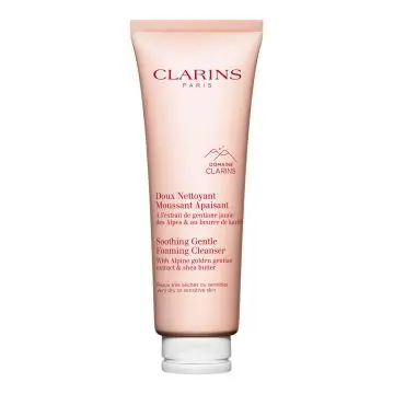 Doux Nettoyant Moussant Apaisant Nettoyant Visage - Peaux très Sèches ou Sensibles  125ml - Clarins - Soin - Visuel 1 Doux Nettoyant Moussant Apaisant Nettoyant Visage - Peaux très Sèches ou Sensibles  125ml - Clarins - Soin - Visuel 1