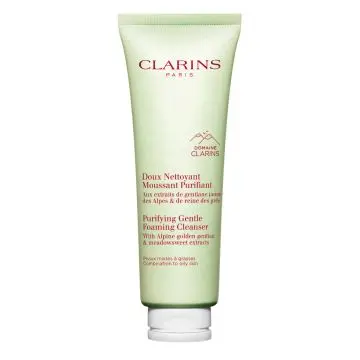 Doux Nettoyant Moussant Purifiant Nettoyant Visage - Peaux Mixtes à Grasses 125ml - Clarins - Soin - Visuel 1