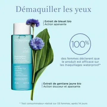 Démaquillant Express Yeux Yeux Sensibles Flacon 125 ml - Clarins - Soin - Visuel 4