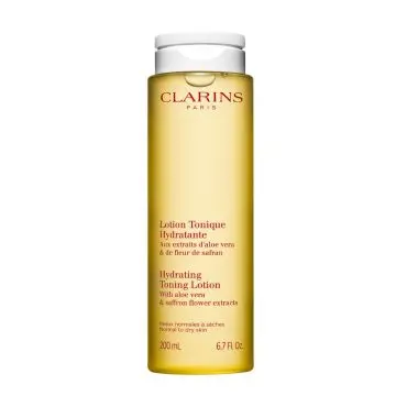 Lotion Tonique Hydratante Aux Extraits d'Aloe Vera & Fleur de Safran - Peaux Normales à Sèches 200ml - Clarins - Soin - Visuel 1