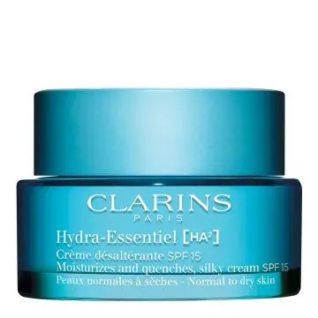 Hydra-Essentiel [HA²] Crème Désaltérante SPF15 - Peaux Normales à Sèches 50ml - Clarins - Soin - Visuel 1