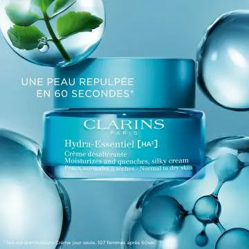 Hydra-Essentiel [HA²] Crème Désaltérante SPF15 - Peaux Normales à Sèches 50ml - Clarins - Soin - Visuel 4