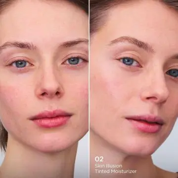 Skin Illusion Tinted Moisturizer SPF25 Crème Teintée Booster d'Éclat 02 - 15ml - Clarins - Maquillage - Visuel 2