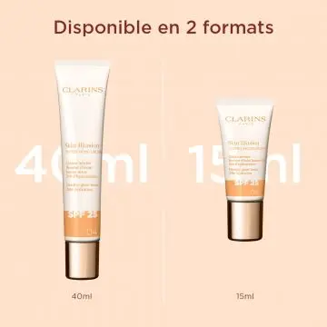 Skin Illusion Tinted Moisturizer SPF25 Crème Teintée Booster d'Éclat 02 - 15ml - Clarins - Maquillage - Visuel 3