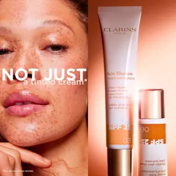 Skin Illusion Tinted Moisturizer SPF25 Crème Teintée Booster d'Éclat 02 - 40ml - Clarins - Soin - Visuel 4 Skin Illusion Tinted Moisturizer SPF25 Crème Teintée Booster d'Éclat 02 - 40ml - Clarins - Soin - Visuel 4
