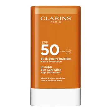 Stick Solaire Invisible SPF50 Visage & Zones Sensibles 17g - Clarins - Soin - Visuel 1 Stick Solaire Invisible SPF50 Visage & Zones Sensibles 17g - Clarins - Soin - Visuel 1