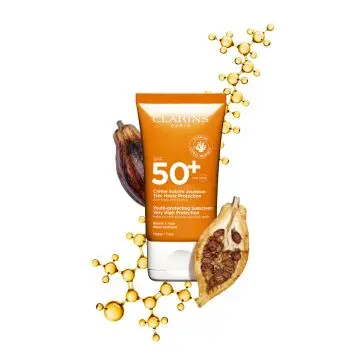 Crème Solaire Jeunesse Très Haute Protection Visage - SPF50+ 50ml - Clarins - Soin - Visuel 3