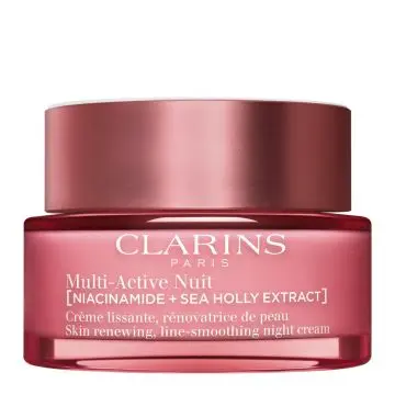 Multi-Active Nuit Crème Lissante, Rénovatrice de Peau - Toutes Peaux 50ml - Clarins - Soin - Visuel 1 Multi-Active Nuit Crème Lissante, Rénovatrice de Peau - Toutes Peaux 50ml - Clarins - Soin - Visuel 1