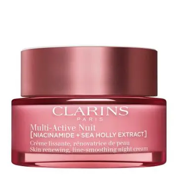 Multi-Active Nuit Crème Lissante, Rénovatrice de Peau - Peaux Sèches 50ml - Clarins - Soin - Visuel 1 Multi-Active Nuit Crème Lissante, Rénovatrice de Peau - Peaux Sèches 50ml - Clarins - Soin - Visuel 1