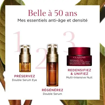 Multi-Intensive Nuit Crème lift-redensifiante anti-rides - Peaux Très Sèches Crème visage Pot 50ml - Clarins - Soin - Visuel 4