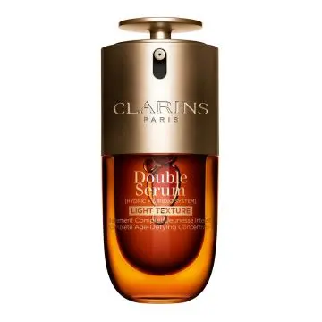 Double Serum Light Texture Sérum Anti-Âge Texture Légère 30ml - Clarins - Soin - Visuel 1 Double Serum Light Texture Sérum Anti-Âge Texture Légère 30ml - Clarins - Soin - Visuel 1