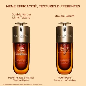 Double Serum Light Texture Sérum Anti-Âge Texture Légère 50ml - Clarins - Soin - Visuel 4