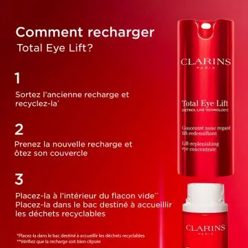 Total Eye Lift Recharge Concentré Zone Regard Lift-Redensifiant 15ml - Clarins - Soin - Visuel 3