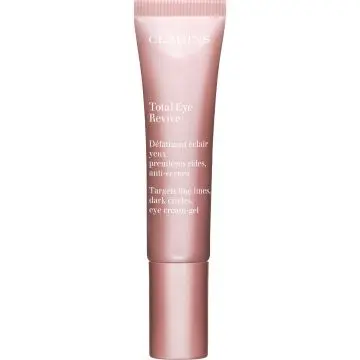 Total Eye Revive - Défatigant éclair yeux premières rides, anti-cernes   Soin contour des yeux anti-âge  Tube 15ml - Clarins - Soin - Visuel 1