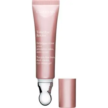 Total Eye Revive - Défatigant éclair yeux premières rides, anti-cernes   Soin contour des yeux anti-âge  Tube 15ml - Clarins - Soin - Visuel 2