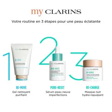 my Clarins RE-CHARGE Masque Nuit Hydra-Repulpant 50ml - Clarins - Soin - Visuel 4