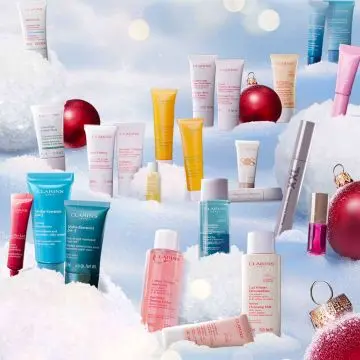 Calendrier de l'Avent 24 Essentiels Soin & Maquillage  - Clarins - Soin - Visuel 2