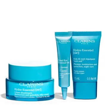 Coffret Hydra-Essentiel Crème Jour, Crème Nuit, Soin Yeux & Trousse  - Clarins - Soin - Visuel 2