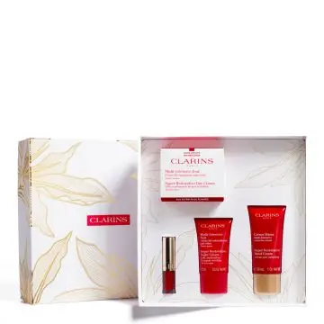 Coffret Multi-Intensive Soins Anti-Âge & Huile à Lèvres  - Clarins - Soin - Visuel 2 Coffret Multi-Intensive Soins Anti-Âge & Huile à Lèvres  - Clarins - Soin - Visuel 2