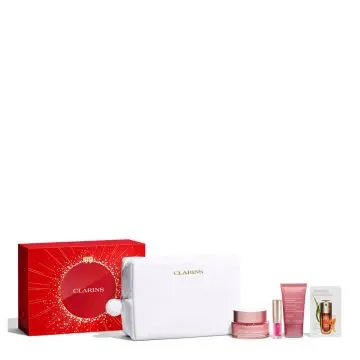Coffret Mutli-Active Crème Jour, Crème Nuit, Huile à Lèvres, Sérum Visage & Trousse  - Clarins - Soin - Visuel 3