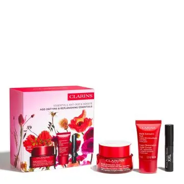 Coffret Essentiels Anti-Âge & Densité Crème Jour, Crème Nuit & Mascara  - Clarins - Soin - Visuel 1