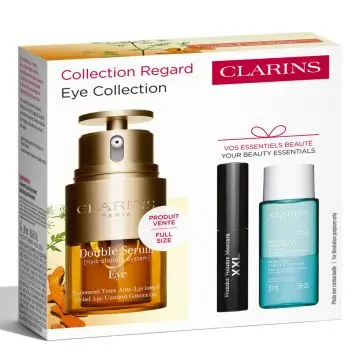 Coffret Collection Regard Sérum Yeux, Mascara & Démaquillant  - Clarins - Soin - Visuel 3 Coffret Collection Regard Sérum Yeux, Mascara & Démaquillant  - Clarins - Soin - Visuel 3