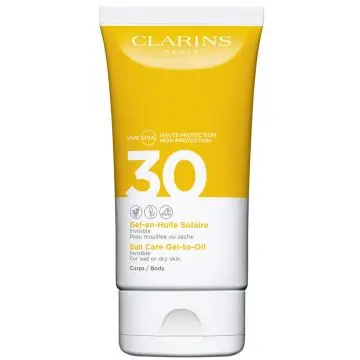 Gel-en-Huile Solaire Huile Solaire Corps SPF30 Tube 150ml - Clarins - Soin - Visuel 1