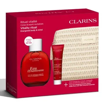 Coffret Rituel Vitalité Eau de Soin Corps, Gel Douche & Trousse  - Clarins - Soin - Visuel 3