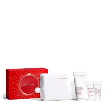 Coffret Rituel Peau Neuve Baume Corps, Gommage Corps, Crème Mains & Trousse  - Clarins - Soin - Visuel 3