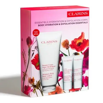 Coffret Essentiels Hydratation & Exfoliation Corps Baume Corps, Crème Mains & Gommage Corps  - Clarins - Soin - Visuel 3