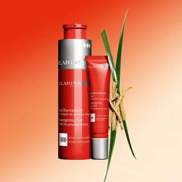 Gel Energisant A l'extrait de ginseng rouge 15ml - Clarins - Soin - Visuel 3 Gel Energisant A l'extrait de ginseng rouge 15ml - Clarins - Soin - Visuel 3