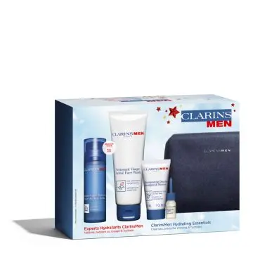 Coffret Experts Hydratants ClarinsMen Baume Visage, Nettoyant Visage, Shampoing-Douche & Huile Rasage + Barbe  - Clarins - Soin - Visuel 2
