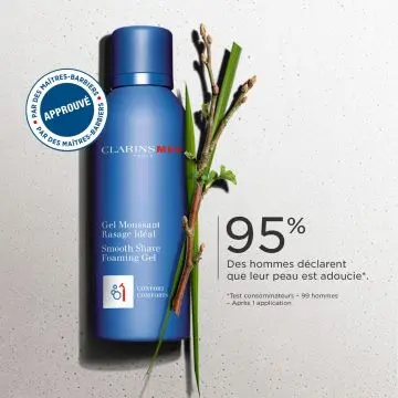 ClarinsMen Gel Moussant Rasage Idéal 150ml - Clarins - Soin - Visuel 4