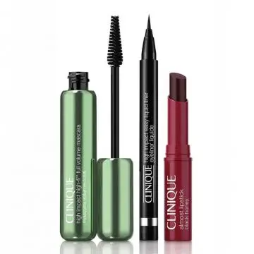 Coffret Les Incontournables Maquillage Mascara, Eyeliner & Baume à Lèvres  - Clinique - Maquillage - Visuel 2