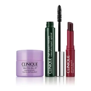 Coffret Incontournables Maquillage Mascara, Baume à Lèvres & Baume Démaquillant  - Clinique - Maquillage - Visuel 2