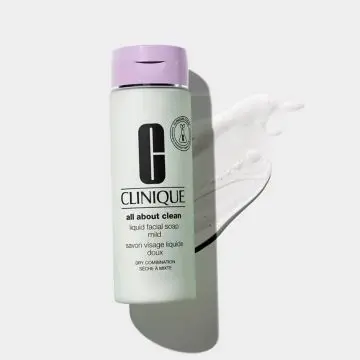 ALL ABOUT CLEAN Savon Visage Liquide Doux - Peaux Sèches à Mixtes Flacon 200ml - Clinique - Soin - Visuel 3