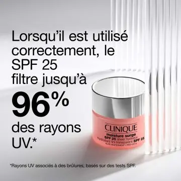 Moisture Surge Hydratant Fini Transparent SPF 25 50 ml - Clinique - Soin - Visuel 4