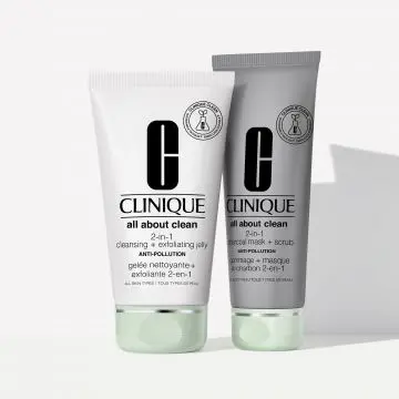 ALL ABOUT CLEAN Gommage + Masque Au Charbon 2-en-1 100 ml - Clinique - Soin - Visuel 3