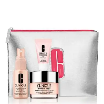 Coffret Moisture Surge Soin Visage, Spray Visage & Soin Lèvres  - Clinique - Soin - Visuel 2
