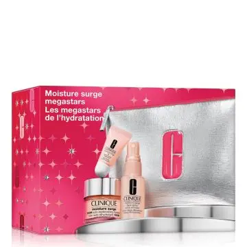 Coffret Moisture Surge Soin Visage, Spray Visage & Soin Lèvres  - Clinique - Soin - Visuel 3
