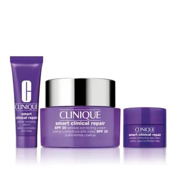 Coffret Routine Anti-Âge Crème Jour, Sérum, Crème Yeux & Trousse  - Clinique - Soin - Visuel 2