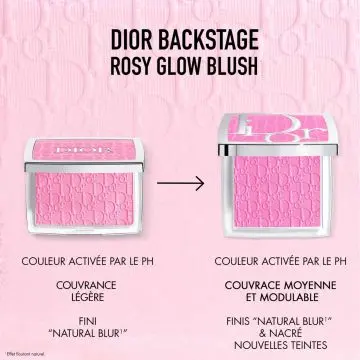 Dior Backstage Rosy Glow Blush - Couleur Activée par le pH - Longue Tenue 015 Cherry - Dior - Maquillage - Visuel 4
